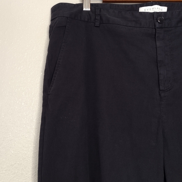 Everlane Men's Black Cotton Blend Flat Front Casual Chino Dress Pants Sz 38 - Picture 16 of 16